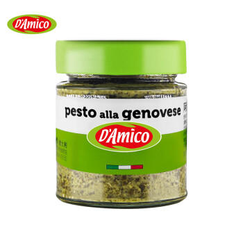 阿米可意大利进口罗勒酱意粉意面酱130g 意大利面青酱披萨面包调味酱 /粮油调味 /调味品 /西式酱料 商品图2