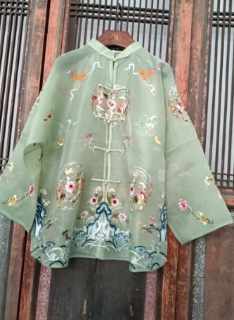 盛唐牡丹| 手工刺绣花团锦簇吉服(盛唐牡丹与非遗传承人王小潇联名系列-[特价品] 商品图0