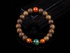 XY0332沉香+碧玉南红手串 商品缩略图0