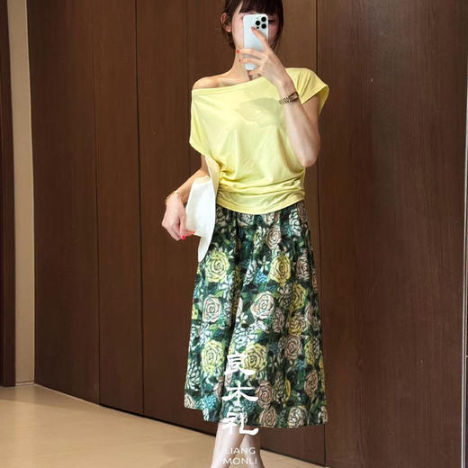 【预售7天】棉布印花半裙 商品图0