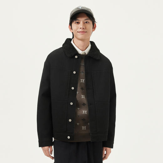 gxg.jeans男装2025年春季热卖翻领夹克外套J25D211001 商品图1