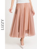 LIZZY四季款时尚优雅立体裁剪松紧腰双层纱百搭动感网纱裙7085 商品缩略图8