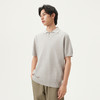gxg.jeans男装 杏色毛织肌理简约短袖翻领POLO衫 25年夏季热卖 商品缩略图2