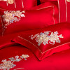 多喜爱 60S全棉提花刺绣八件套 喜从花开【拉杆行李箱包装】【60S全棉提花】【盘金刺绣】【立体提花工艺】高支高密 国风婚嫁 中式美学 色泽亮丽 手感细腻 织物柔软 商品缩略图7