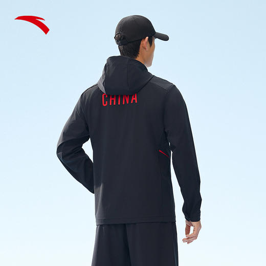 【S/XL/4XL断码】安踏运动外套男防晒新款立体印花简约休闲梭织上衣152527610【无货退款】 商品图1