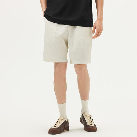 gxg.jeans男装 多色泡泡纱基础简约宽松休闲短裤男士 25年夏热卖 商品图2