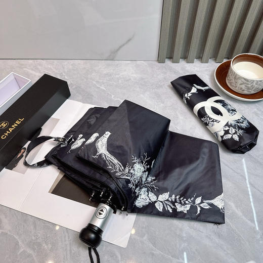 夏季特惠💰230 香奈儿 夏季新款 全自动折叠晴雨伞 商品图3