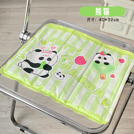 【清凉一夏❄️卡通冰垫来袭】学生宿舍&汽车座椅必备！萌宠设计+便携折叠，40*32cm冰爽享受，解锁夏日舒适新体验🌟冰垫坐垫 夏季冰凉垫椅垫座垫水垫 夏天刚需品 商品图6