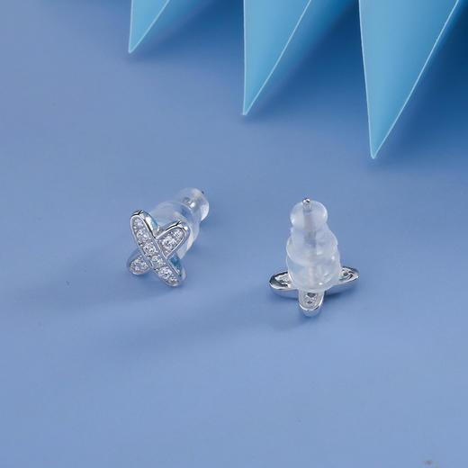 【宏艺珠宝】恋梦交织·银s925耳饰 商品图1