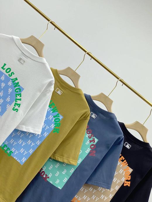 MLB男女情侣虞书欣同款老花纯棉T恤短袖25夏季新款 商品图2