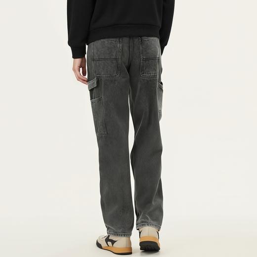 gxg.jeans男装 多色时尚多口袋水洗宽松直筒牛仔长裤男 25春热卖 商品图4