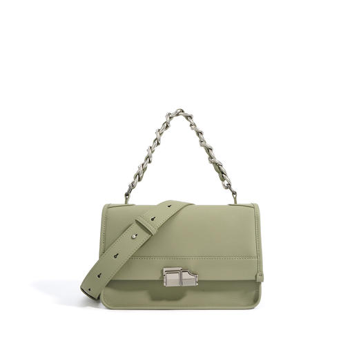 【预售3天】新款单肩斜挎包2025通勤百搭小方包小众设计时尚链条包F9677B 商品图5