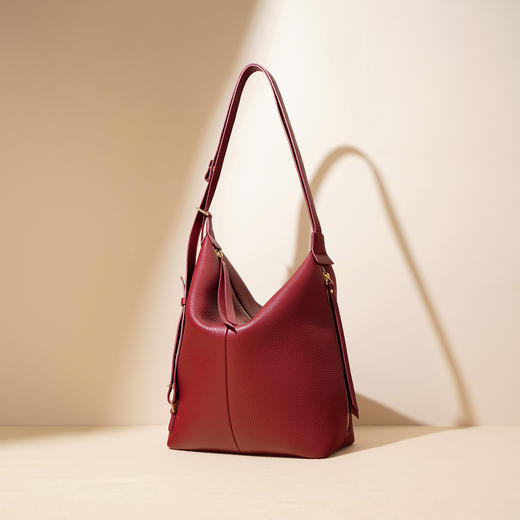 【预售3天】2025新款大容量包女式时尚百搭双肩包通勤女包单肩斜挎包腋下包X9219 商品图0