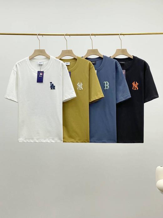 MLB男女情侣虞书欣同款老花纯棉T恤短袖25夏季新款 商品图0