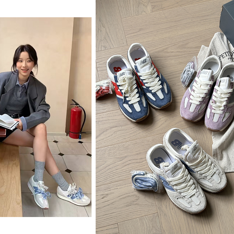 现货 THS-无 NB家 网眼低调的复古跑鞋 运动鞋 3色 QZ107