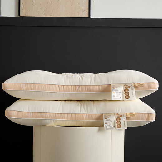 自然醒立体绣花贵妃枕柔软高端成人枕头护颈枕助睡眠枕头单人枕XK 商品图11