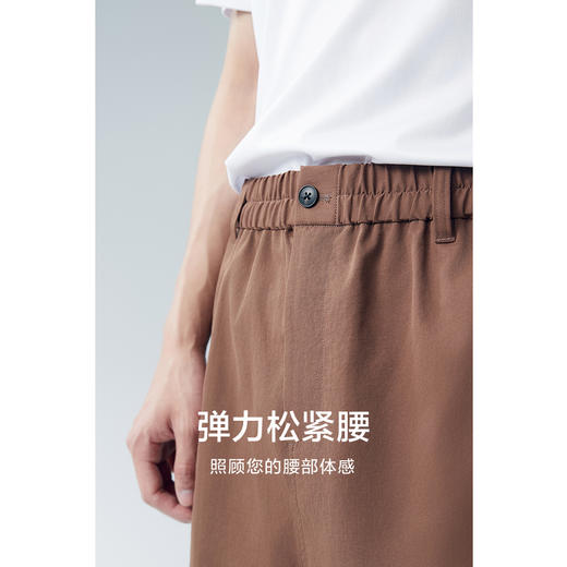 棉仓353818008-宽松版肌理中空纱休闲短裤 商品图3