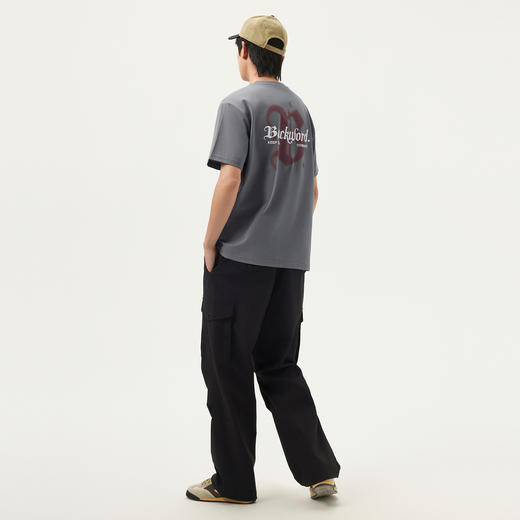 gxg.jeans男装 后背潮流字母时尚宽松短袖T恤男生 25年夏季热卖 商品图3