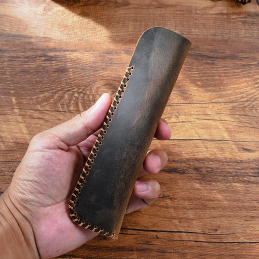 复古头层牛皮笔袋 商品图1