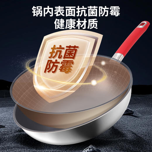 【欧乐菲 OLOFE】米力士银尊真三代 0涂层钛炒锅 商品图5
