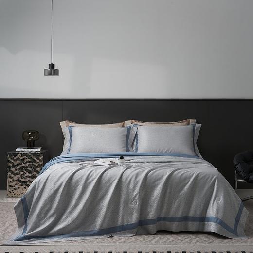 【莱赛尔色织提花可水洗桑蚕丝夏被】 奥地利兰精天丝+长绒棉黄金配比 搭配6A优质双宫桑蚕丝 丝滑亲肤 商品图2