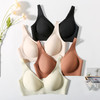 丁摩新款真丝无痕女文胸桑蚕丝无钢圈内衣大胸显小舒适透气胸罩AL300147 商品缩略图1