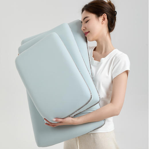 【热卖推荐】自然醒豆芙深睡记忆棉亲子枕生物基护颈枕儿童枕头学生枕生物基成人枕芯XK 商品图3