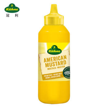 冠利（KUHNE）德国进口 美式黄芥末调味酱255g  汉堡炸鸡蘸酱芥末 蔬菜沙拉酱 /粮油调味 /调味品 /西式酱料 商品图5