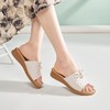 信诺妈妈一字拖女士真皮头层牛皮沙滩鞋凉拖鞋女外穿夏季新款5L368-18 商品缩略图6