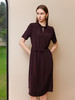 【真丝系带连衣裙】25年夏季女士新品100%桑蚕丝连衣裙时尚系带收腰裙子 商品缩略图0