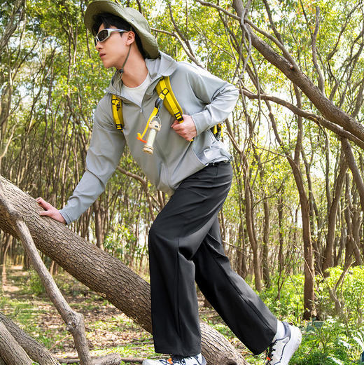 热卖！SUPIELD素湃防泼水弹力耐磨冰壳休闲裤凉感防晒耐磨抗造男女同款C3522 商品图8