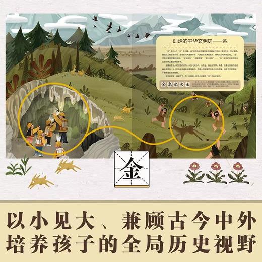 了不起的中国人 狐狸家著金木水火土全5册6-9-12岁历史科普百科绘本中华五千年中华文明史 商品图3