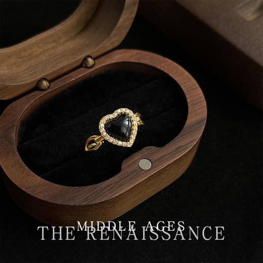 中古风珐琅滴油复古美式叠戴锆石戒指合集虎眼 商品图6