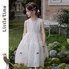 littletime女童连衣裙2025夏新款儿童洋气时尚蝴蝶结背心公主裙 商品缩略图1
