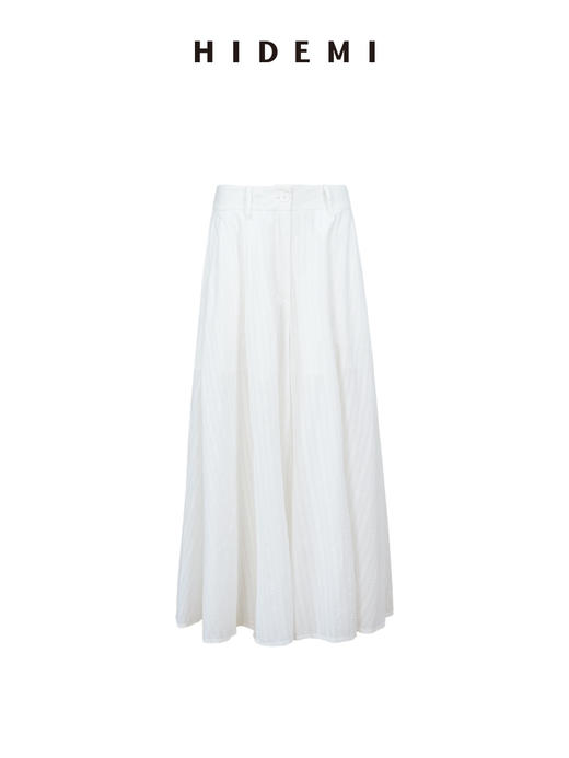 HIDEMI度假系列艺术感浮雕面料不规则剪裁绑带设计感一衣多穿上衣裙裤套装 上衣/裙裤 商品图12