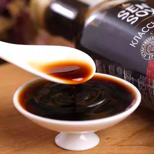 【中欧班列精选】俄罗斯原装进口希恩经典原汁酿造酱油1L大桶家庭实惠装烹饪调味料 商品图7