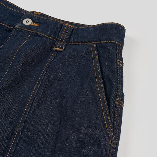 GOODBAI 23编号logo印花口袋高腰打褶A版半身裙 商品图3