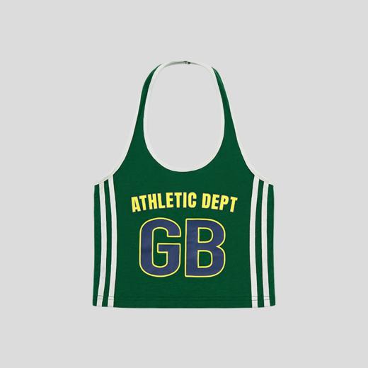 GOODBAI athletic GB logo撞色印花织带挂脖背心 商品图3