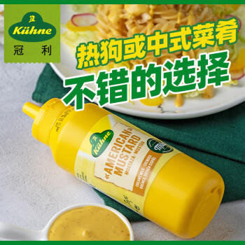 冠利（KUHNE）德国进口 美式黄芥末调味酱255g  汉堡炸鸡蘸酱芥末 蔬菜沙拉酱 /粮油调味 /调味品 /西式酱料 商品图2