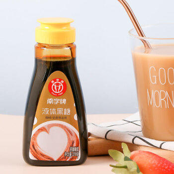 南字牌液体黑糖糖浆 家用珍珠奶茶咖啡冲饮调味 烘焙糖浆瓶装270克 /粮油调味 /调味品 /糖 商品图4