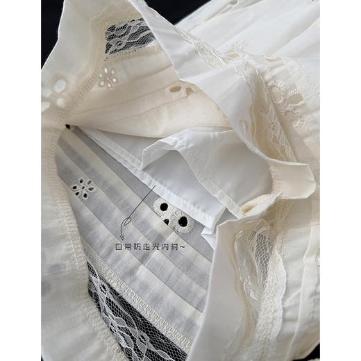 【YW】无忧购韩系休闲慵懒松弛感蕾丝拼接遛弯五分短裤H-1806（截单后7天发货) 商品图7