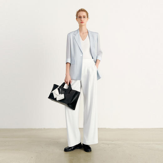 【商场同款】麦檬夏轻薄透气三醋酸舒适西装5E5210571 商品图1