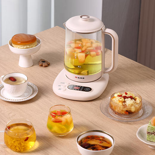 【多样屋专柜】尚朋堂养生壶家用办公室多功能烧水保温煮茶器云峰白1.8L 商品图2