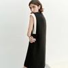 【破价】N°28 夏季2025新款法式设计琴键裙无袖连衣裙女 垂感圆领拼色中长款裙子885251L233/885252L592 商品缩略图6