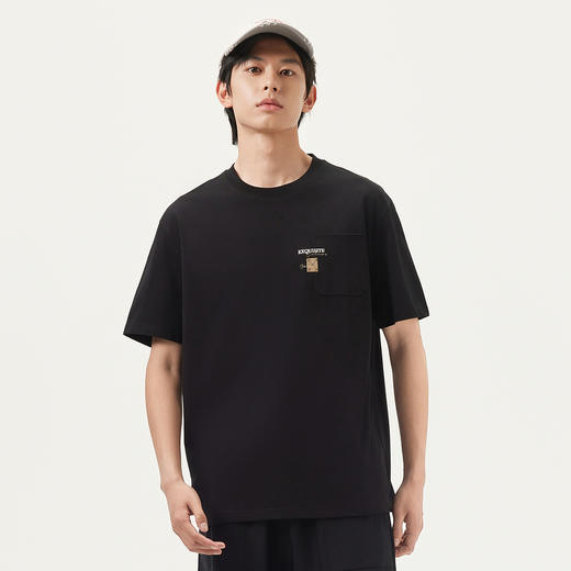 gxg.jeans男装 25年夏季热卖时尚字母刺绣简约商务男士T恤男短袖 商品图2