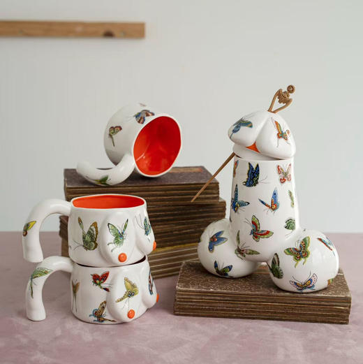 Yezi下垂乳水杯 艺术家手作 多款入 商品图2