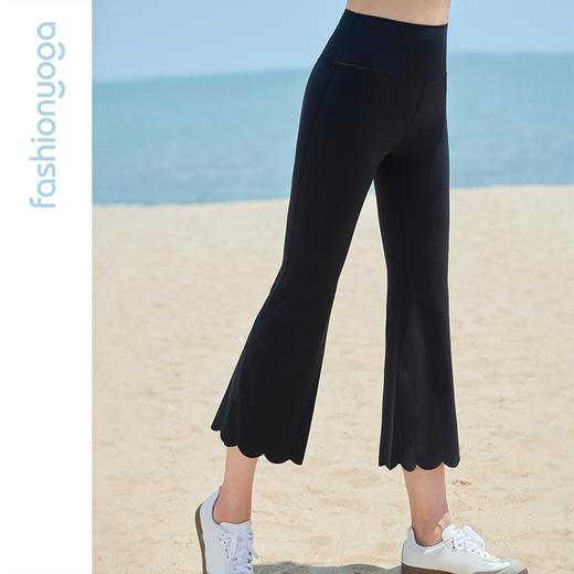 FY15712喇叭花朵七分裤 商品图11