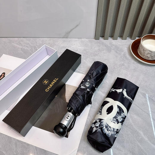 夏季特惠💰230 香奈儿 夏季新款 全自动折叠晴雨伞 商品图6