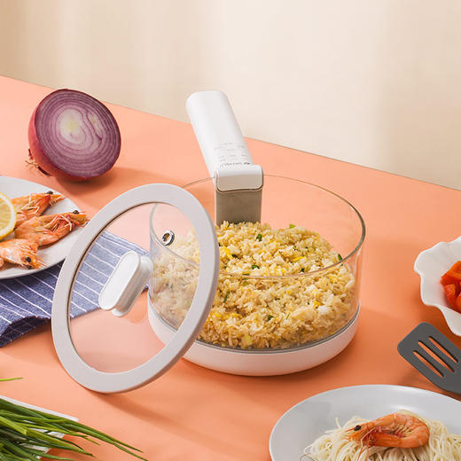 山水（SANSUI）1.6L玻璃款养生锅（配蒸笼）SD-69DY 商品图1