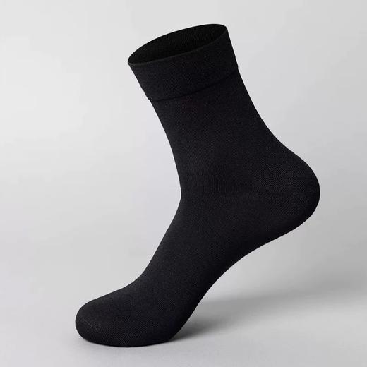 【莫代尔蚕丝】SCHIESSER/德国舒雅铂雅男士莫代尔蚕丝中筒袜95/20694K 商品图6